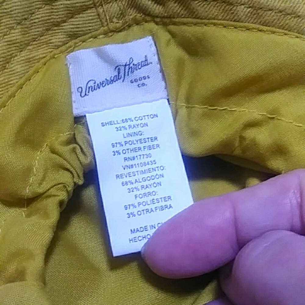 Universal Thread cap 68% cotton shell, NWT - Picture 5 of 5